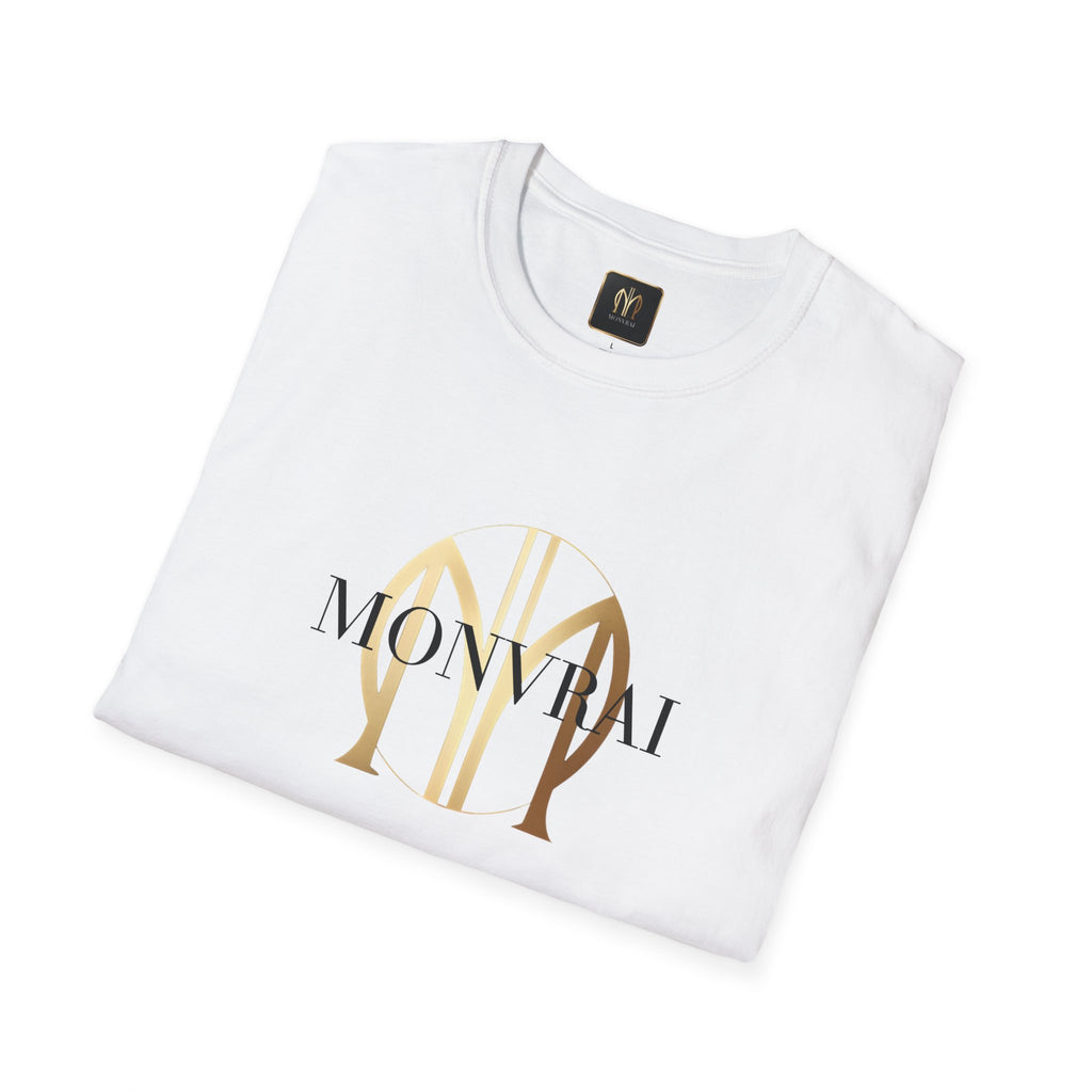 MONVRAI stacked logo tee