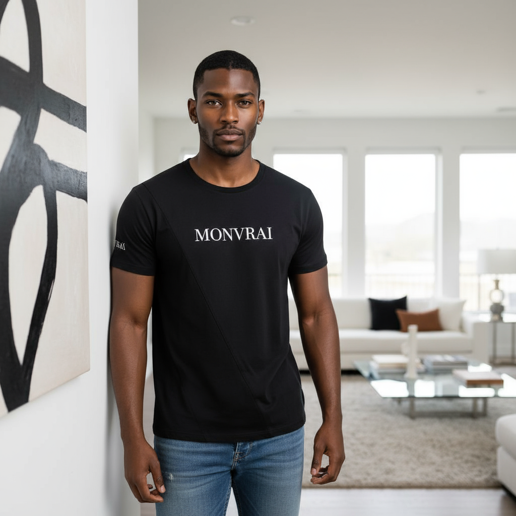 MONVRAI Classic Black Noir Tee